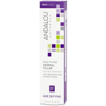 Andalou Naturals, Preenchimento Dérmico para Rugas Profundas Anti-Idade - 0,60 fl oz (18mL)