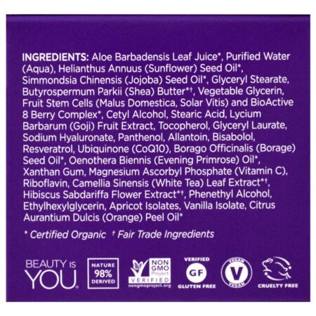 Andalou Naturals, Creme de Aperfeiçoamento de Peptídeo Goji - 1,7 oz (50g) - Image 2