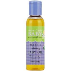 Aura Cacia Óleo para Bebê OG2 Calming 4 Oz (118ml) - Calma e Bem-Estar
