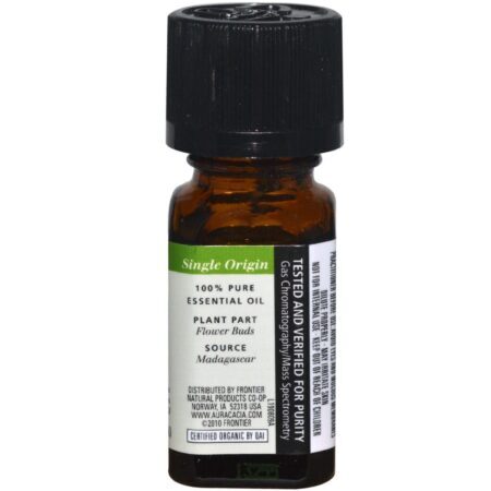 Aura Cacia Óleo Essencial de Cravo Orgânico 7,4ml - Potência Natural para Seu Bem-Estar - Imagem 2