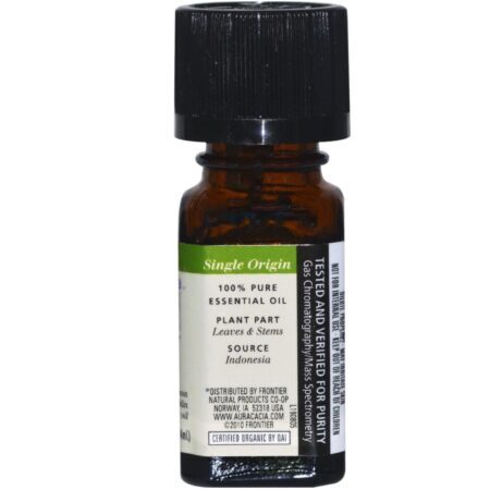 Óleo Essencial de Patchouli Orgânico Aura Cacia 7,4mL: Pureza e Aroma Autêntico no Brasil - Imagem 2