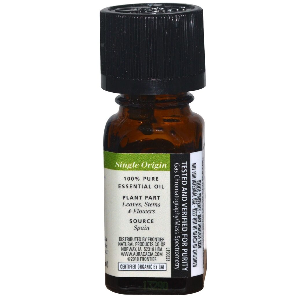 Aura Cacia Óleo Essencial de Espinho de Lavanda Orgânica 7,4mL - Alívio Natural - Imagem 2