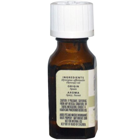 Aura Cacia, Óleo Essencial Hissopo - 0,5 fl oz (15mL) - Image 2