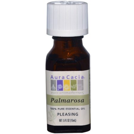 Aura Cacia, Óleo Essencial Palmarosa - 15mL (0,5 fl oz)