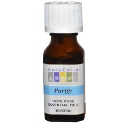 Aura Cacia Óleo Purificante para Massagem e Banho – 15ml (0.5 oz)