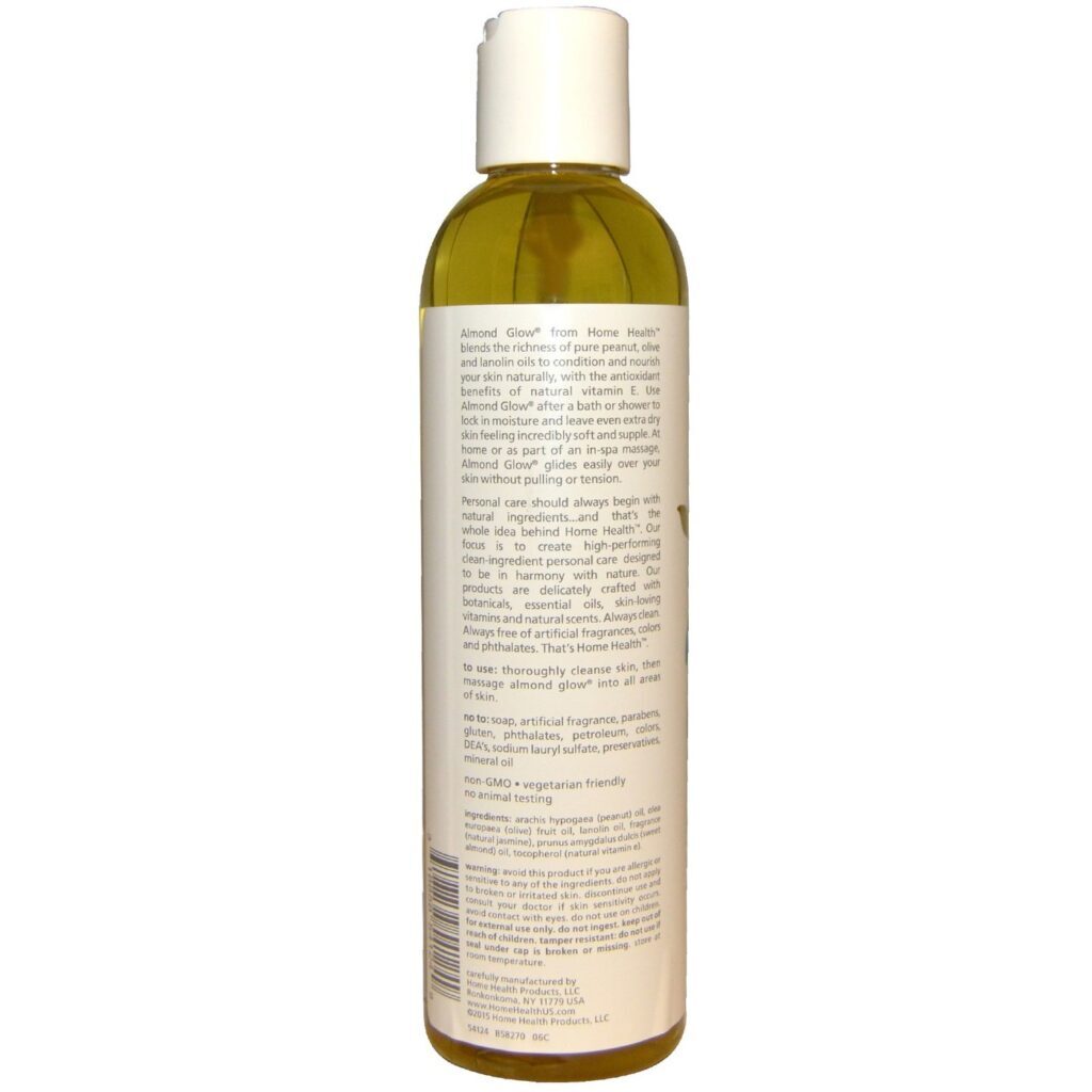 Home Health Products Almond Glow Loção Corporal Jasmin 236 ml (8 fl oz) - Imagem 2