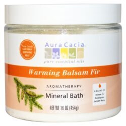Aura Cacia Mineral Bath Soothing Calor 453g – Banho Relaxante e Revigorante