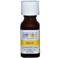 Óleo Essencial Aura Cacia Mirra em Jojoba Reconfortante 15 ml - Pronta Entrega Brasil