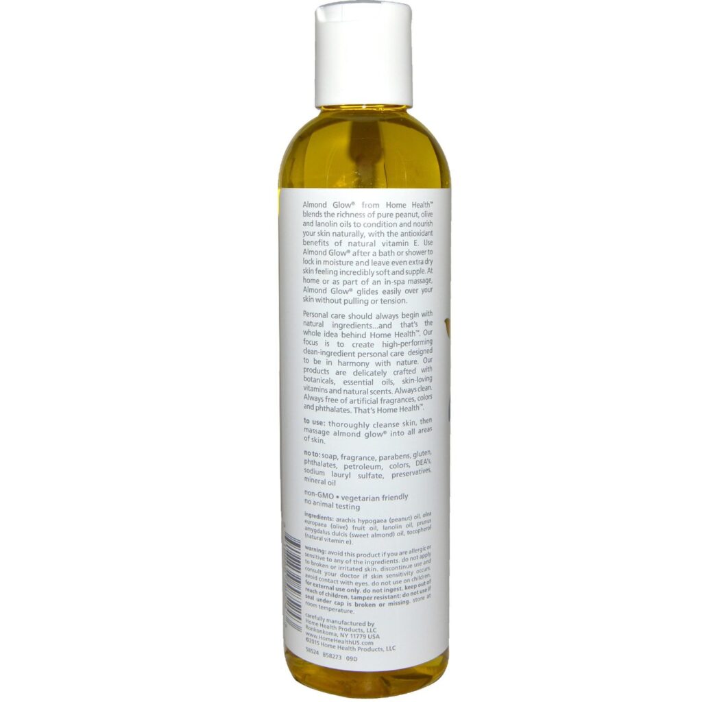 Loção Corporal Almond Glow® Sem Cheiro - Home Health Products - 236 ml (8 fl oz) - Imagem 2