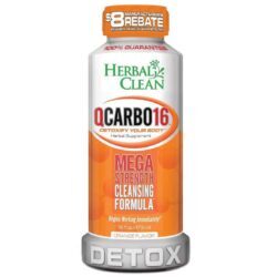 Herbal Clean QCarbo 16™ Detox da Pele Sabor Laranja 473 ml