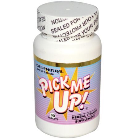 California Natural Pick Me Up! Vitamina Energia e Vitalidade 60 Tabletes — foto 1 California Natural Pick Me Up! Vitamina Energia e Vitalidade 60 Tabletes — foto 1