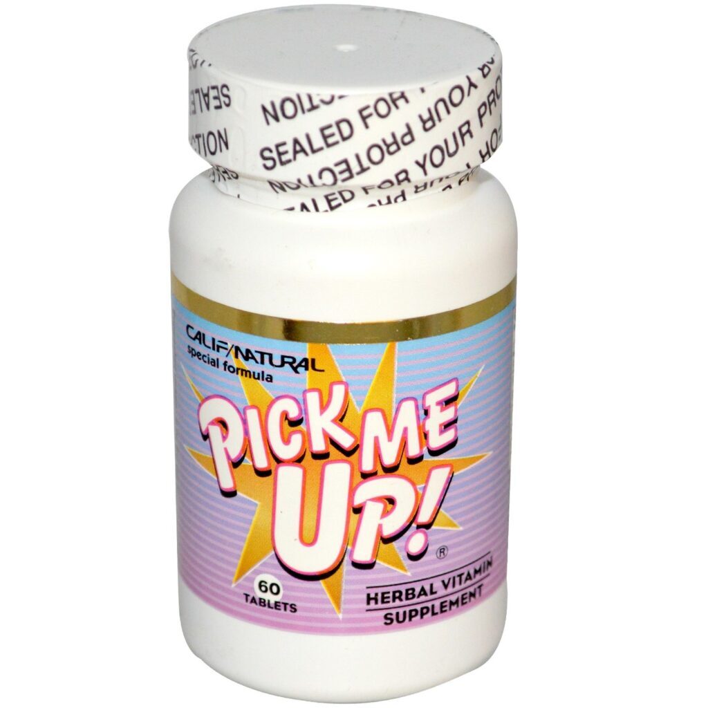 California Natural Pick Me Up! Vitamina Energia e Vitalidade 60 Tabletes — foto 1 California Natural Pick Me Up! Vitamina Energia e Vitalidade 60 Tabletes