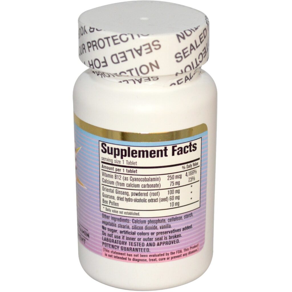 California Natural Pick Me Up! Vitamina Energia e Vitalidade 60 Tabletes — foto 2 California Natural Pick Me Up! Vitamina Energia e Vitalidade 60 Tabletes - Imagem 2