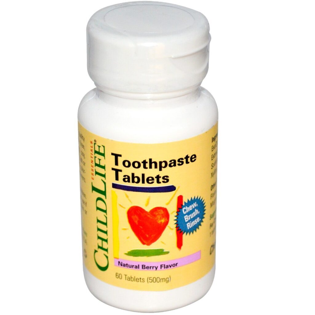 ChildLife Comprimidos de Pasta de Dente - 60 Comprimidos - Higiene Bucal Infantil