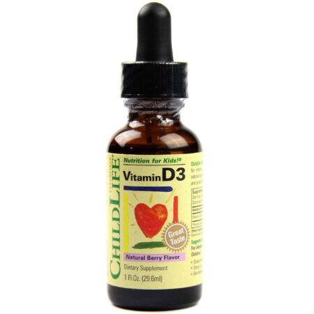 ChildLife, Vitamina D3, Frutas Vermelhas - 30 ml