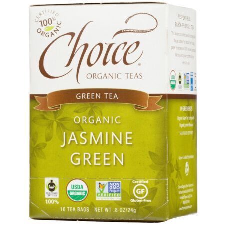 Choice Organic Teas Chá Verde Jasmine OG2 16bag