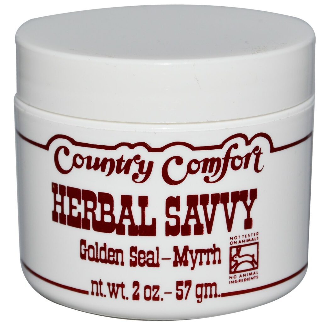 Country Comfort Golden Seal-Mirra Savvy 57g (2oz) - Bem-Estar Natural no Brasil