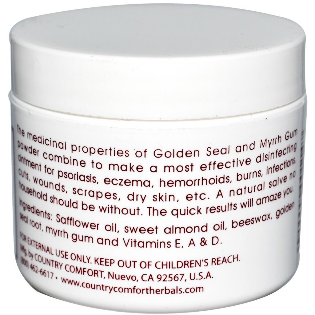 Country Comfort Golden Seal-Mirra Savvy 57g (2oz) - Bem-Estar Natural no Brasil - Imagem 2