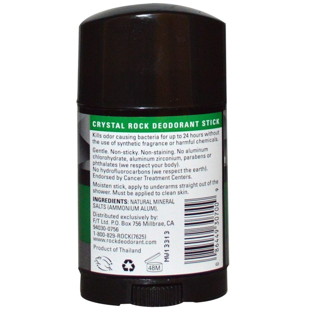 Crystal Essence Desodorante de Cristais de Rocha em Bastão - 100g (3,5 oz) - Controle de Odor Natural - Imagem 2