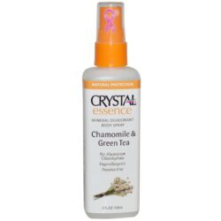 Crystal Essence Spray Corporal Mineral Desodorizante Camomila e Chá Verde - 118ml (4 fl oz)