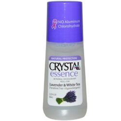 Crystal Essence Rolo Desodorante Mineral Lavanda e Chá Branco 66 mL - Proteção Natural e Suave