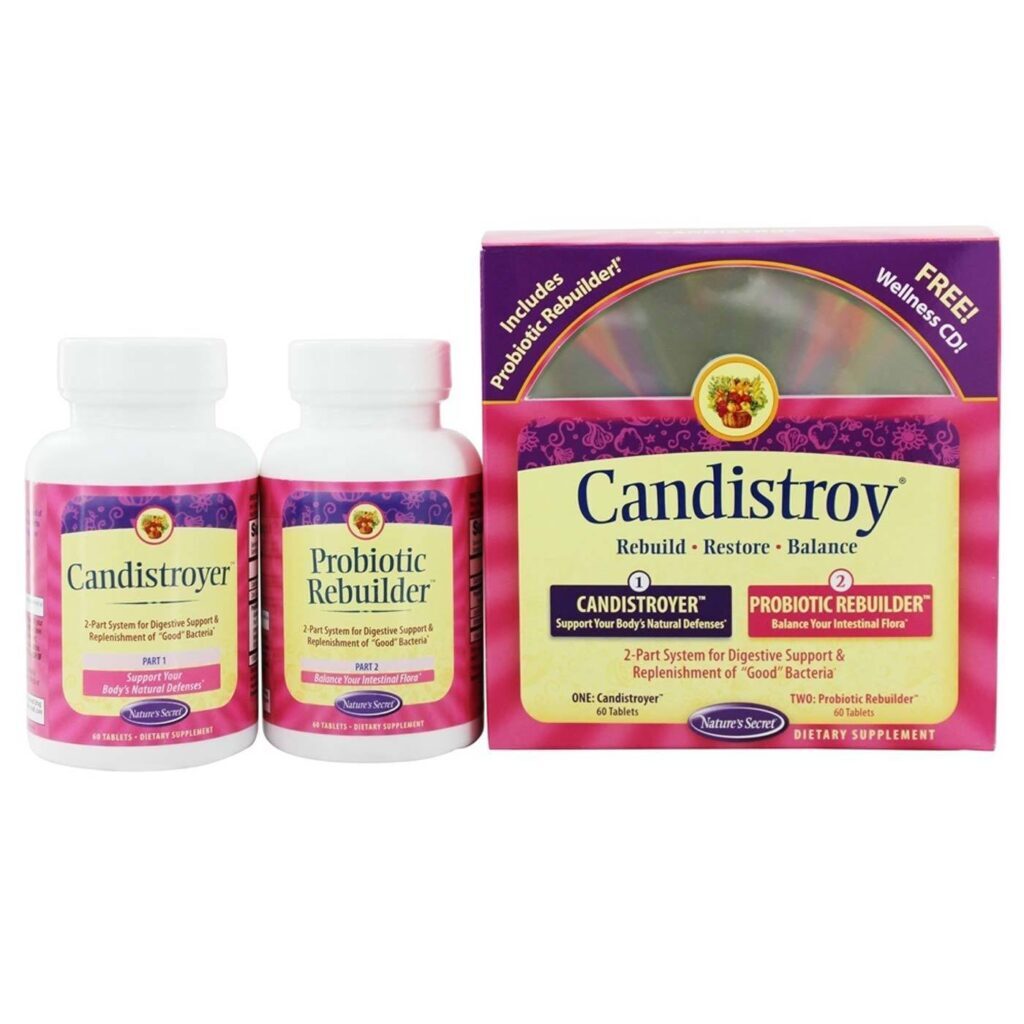 Nature's Secret Kit Candistroy® 60+60 Tabletes: Saúde Digestiva e Imunidade no Brasil