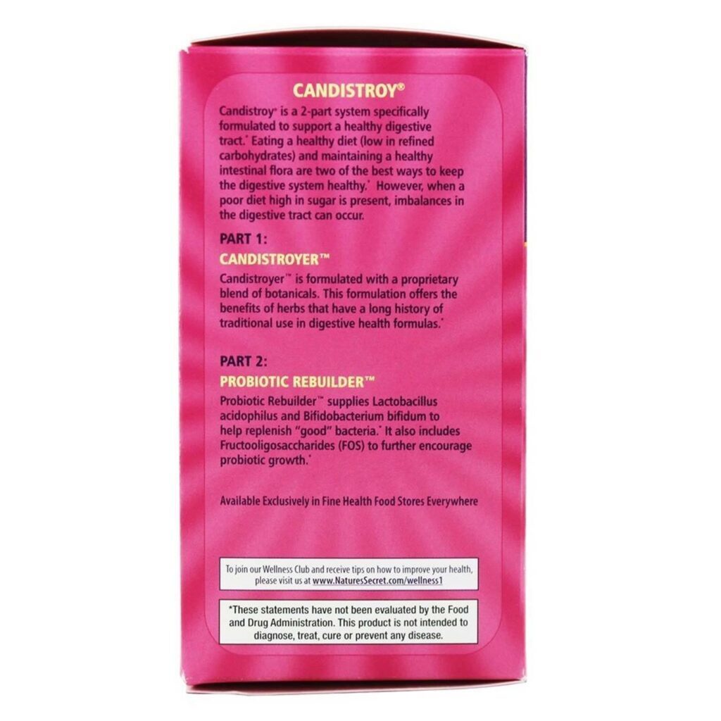 Nature's Secret Kit Candistroy® 60+60 Tabletes: Saúde Digestiva e Imunidade no Brasil - Imagem 3