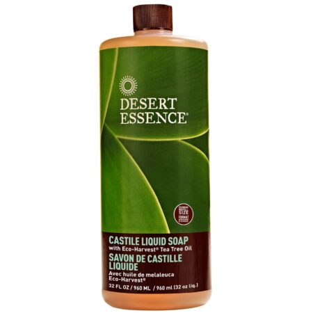 Desert Essence, Sabonete Líquido de Castela - 32 oz (960mL)