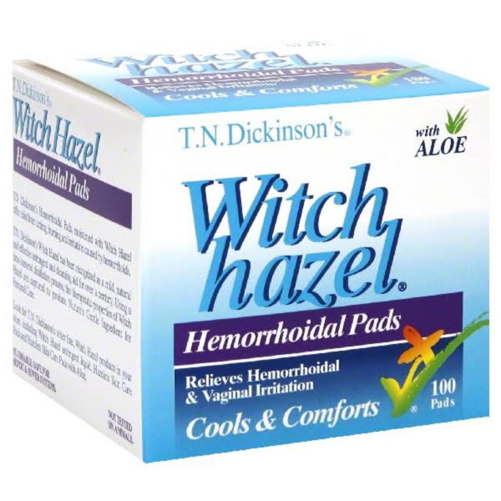 Dickinson Brands Almofadas de Hamamélis para Hemorroidas - 100 Unidades