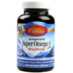 Carlson Labs Super Ômega 3 Gems 100 Cápsulas: Saúde Cardiovascular e Bem-Estar Completo