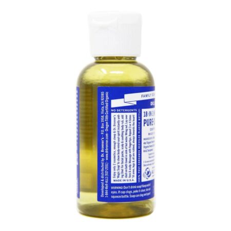 Dr Bronner Hortelã-pimenta Oil Pure Castela Soap Hortelã-pimenta 2 fl oz - Image 2