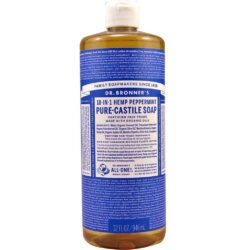 Sabão Líquido Puro de Castela Dr. Bronner Hortelã-Pimenta 1,89 L: Refrescância Pura e Limpeza Natural para o Seu Dia a Dia