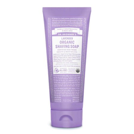 Dr Bronner Lavanda Orgânica Gel de barbear 7 fl oz