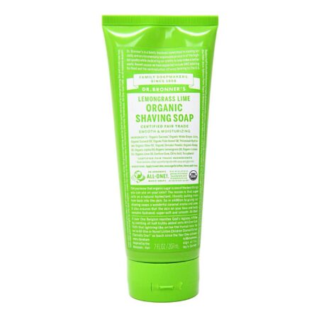 Dr Bronner Orgânico Shaving Gel Limãograss Lima 7 fl oz