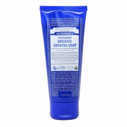 Dr. Bronner's Gel de Barbear Orgânico Hortelã-pimenta 198ml: Refrescância e Conforto Pós-Barba