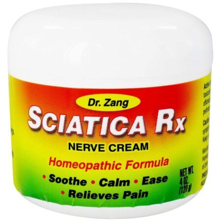 Dr. Zang Homeopathic Ciática Rx Nerve Creme 113g: Alívio Natural para Dor Ciática — foto 1