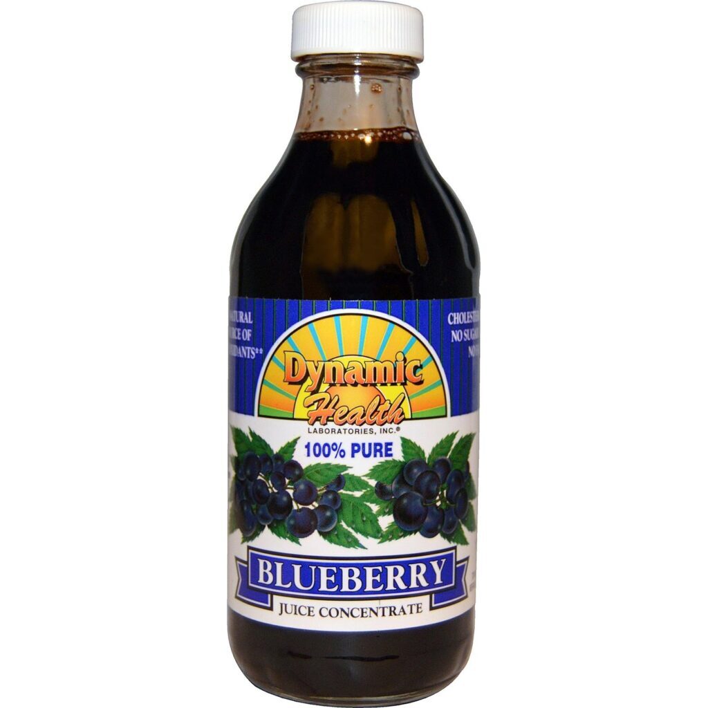 Dynamic Health Laboratories Suco de Mirtilo Concentrado 237ml - Antioxidante Natural