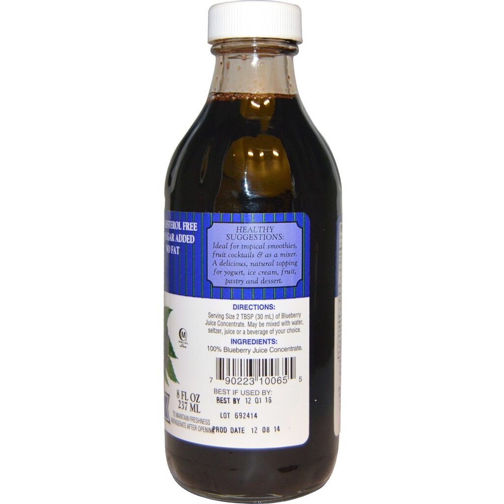 Dynamic Health Laboratories Suco de Mirtilo Concentrado 237ml - Antioxidante Natural - Imagem 2