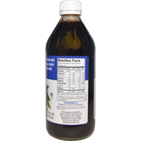 Dynamic Health Laboratories, Concentrado de Suco de Mirtilo - 16 fl oz (473mL) - Image 2