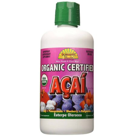 Dynamic Health Laboratories Açaí Orgânico Juice Mistura 33,8 onças fluidas