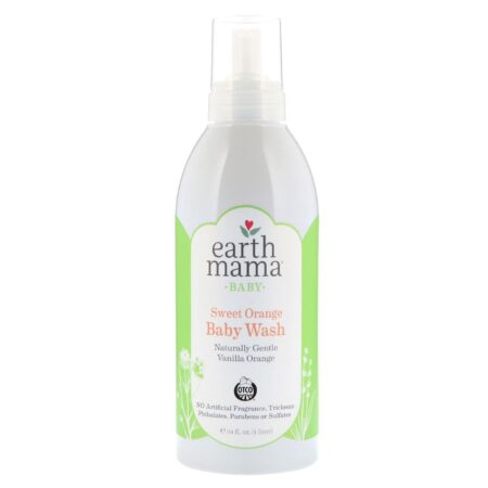 Earth Mama Angel Baby Sweet Orange Baby Wash Vanilla Orange 1 L