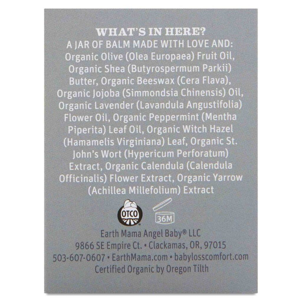Earth Mama Angel Baby Bálsamo Perineal Orgânico 60 ml - Alívio e Recuperação Pós-Parto - Imagem 6