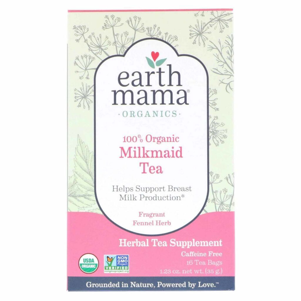 Earth Mama Angel Baby Chá Orgânico para Lactantes - 16 Saquinhos de Chá