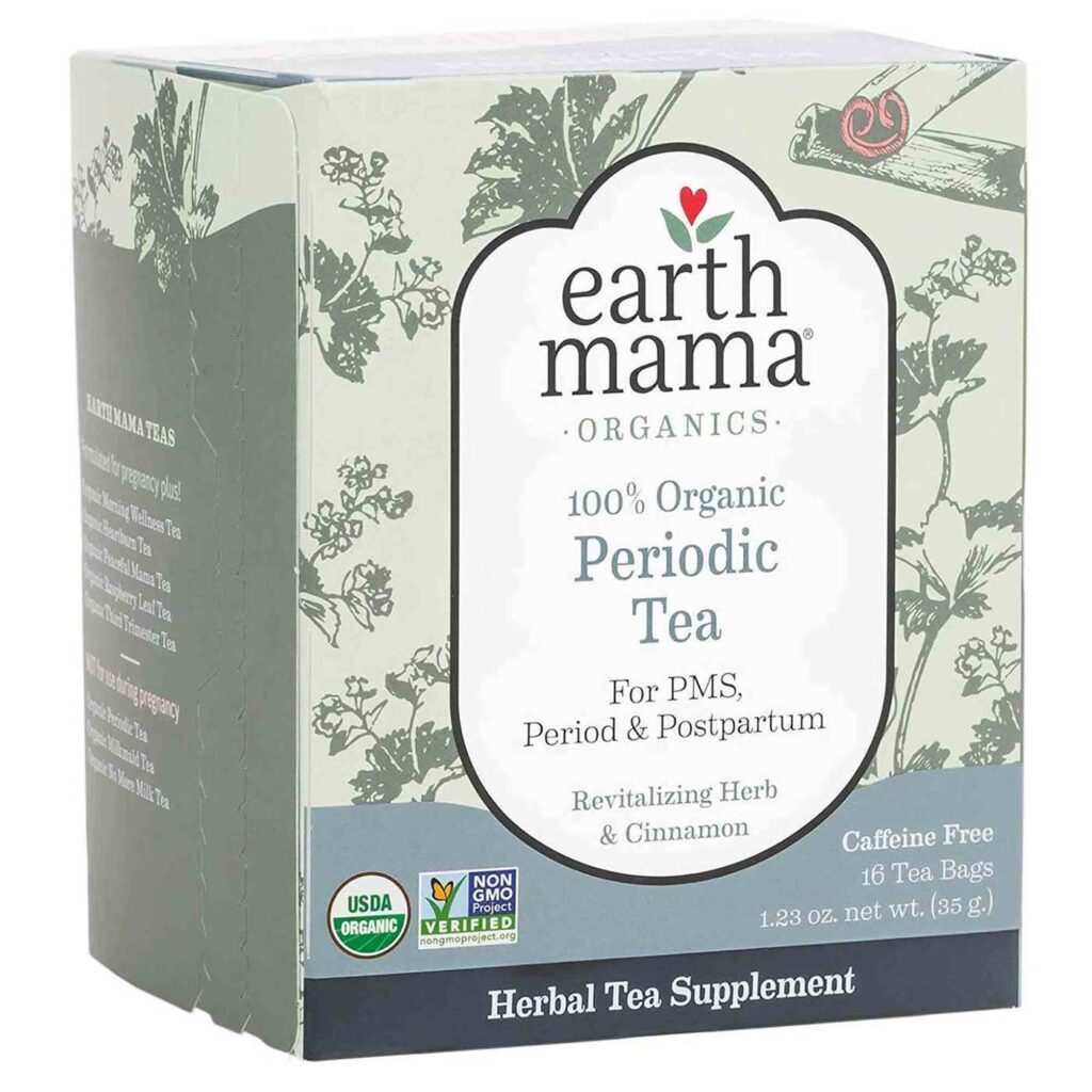 Earth Mama Angel Baby Chá Orgânico Conforto Mensal 16 Sachês - Alívio Natural para Mulheres - Imagem 2