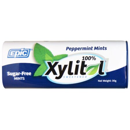 Epic Dental Xilitol Mints Hortelã-pimenta 60 Mints