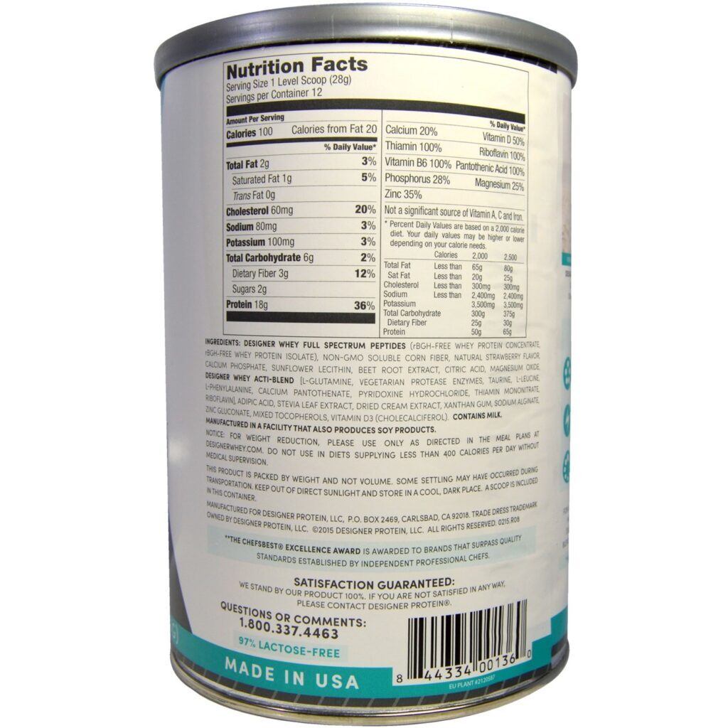 Next Proteins Designer Whey Protein Morango 340g - Sua Dose Diária de Nutrição e Sabor - Imagem 2
