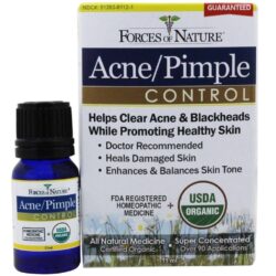 Forces of Nature Controle da Acne/Espinha - 11 ml: Solução Natural para Pele Radiante