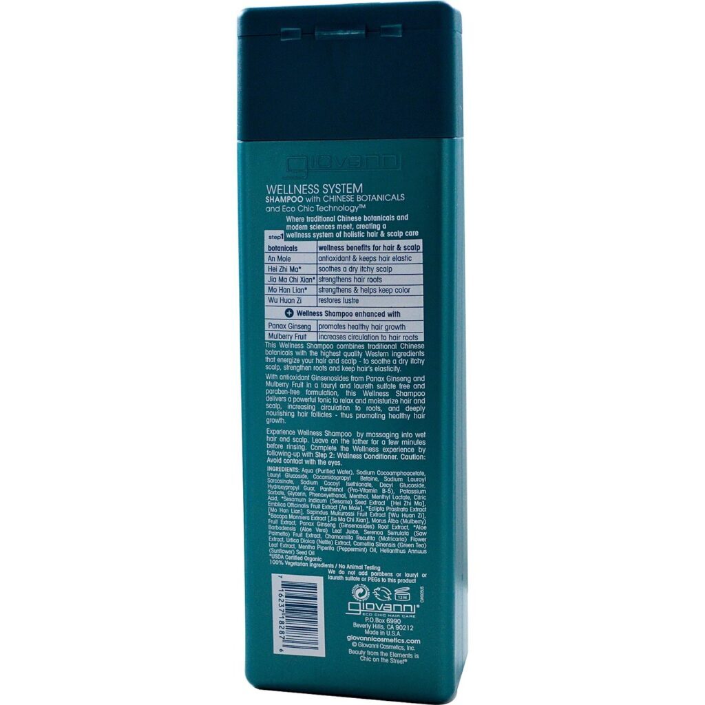 Giovanni Hair Care Products 8,5 oz Shamp Wellness System: Shampoo Revitalizante para Cabelos Saudáveis no Brasil - Imagem 2