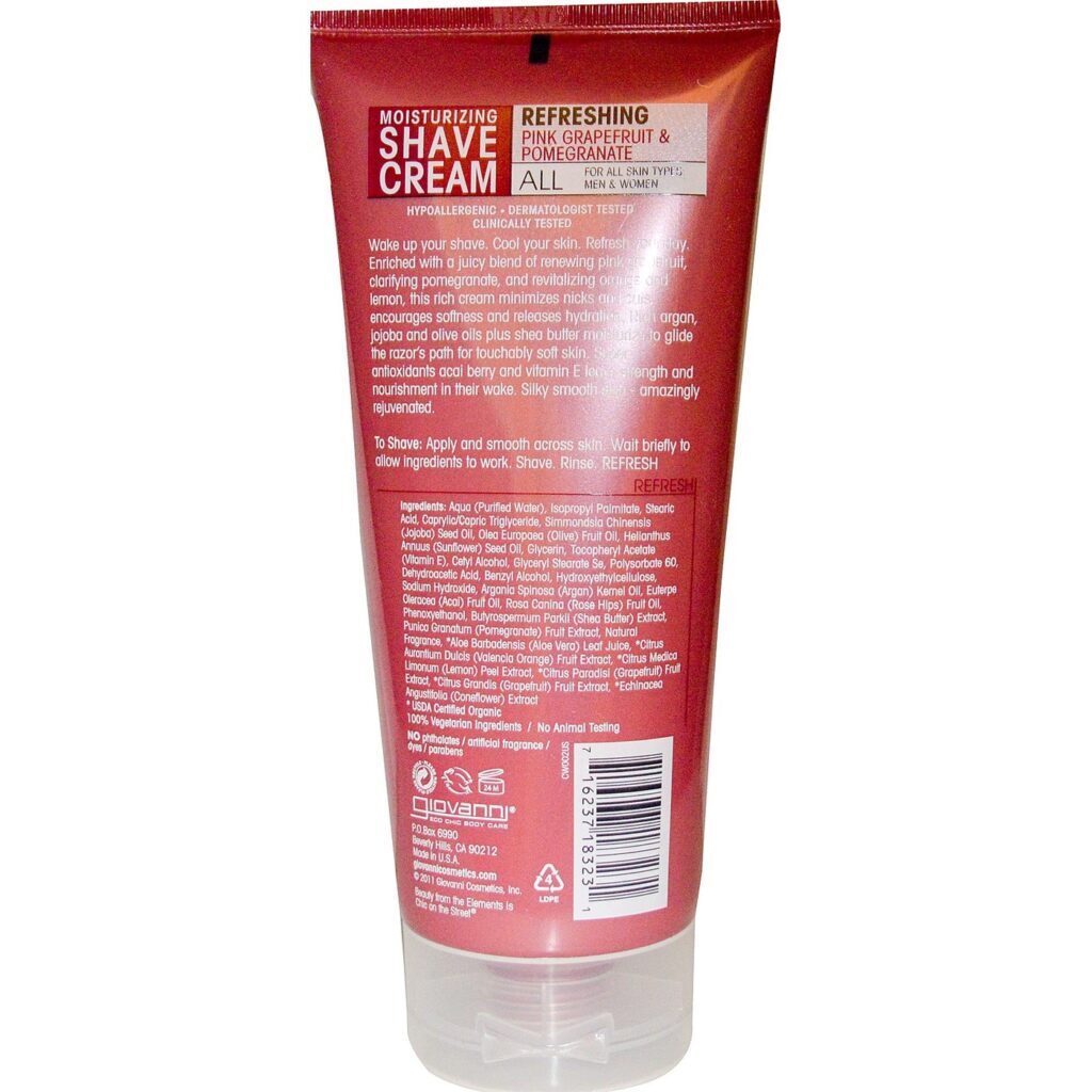 Giovanni Hair Care Creme de Barbear Hidratante 207ml - Pele Macia e Sem Irritação - Imagem 2