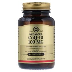 Solgar Megasorb CoQ10 100 mg - 60 Cápsulas em Gel: Energia e Bem-Estar para o Seu Dia a Dia